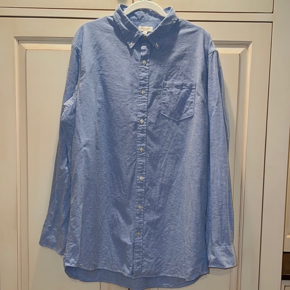 New blue mens “oxford cloth” shirt XL Tall - Picture 1 of 5